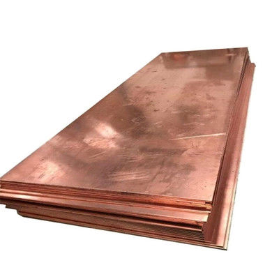 Piastra di rame di alta qualità C17200 C17500 C5191 Piastra di rame solido Dimensioni personalizzate per uso decorativo