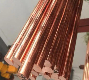 Superficie lucidata 99,9% rame rosso Diametro 10-50 mm C11000 barre di rame solido per la costruzione