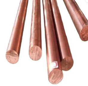 Fabbrica all'ingrosso 6mm 8mm 10mm di diametro tubo di rame massiccio superficie lucidata tubo di rame retto
