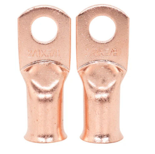 Cable Lug AWG 2/0*3/8 Tipo di crimping del tubo di rame